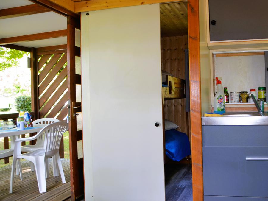 Chalet 4 personnes - Chalet 13m² - 1 chambre - sans sanitaires 1/4 pers. 5