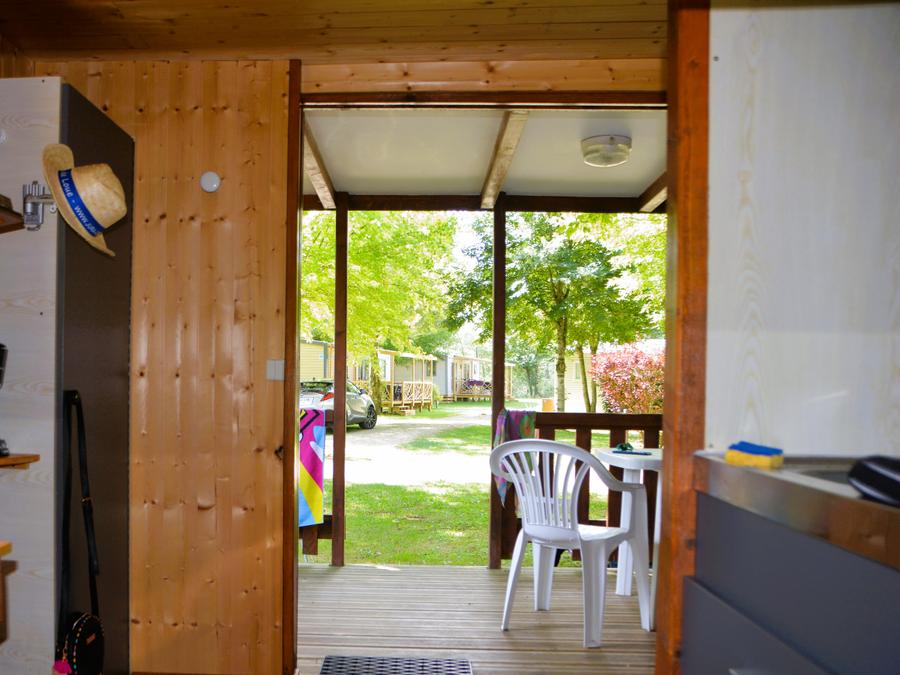 Chalet 4 personnes - Chalet 13m² - 1 chambre - sans sanitaires 1/4 pers. 6