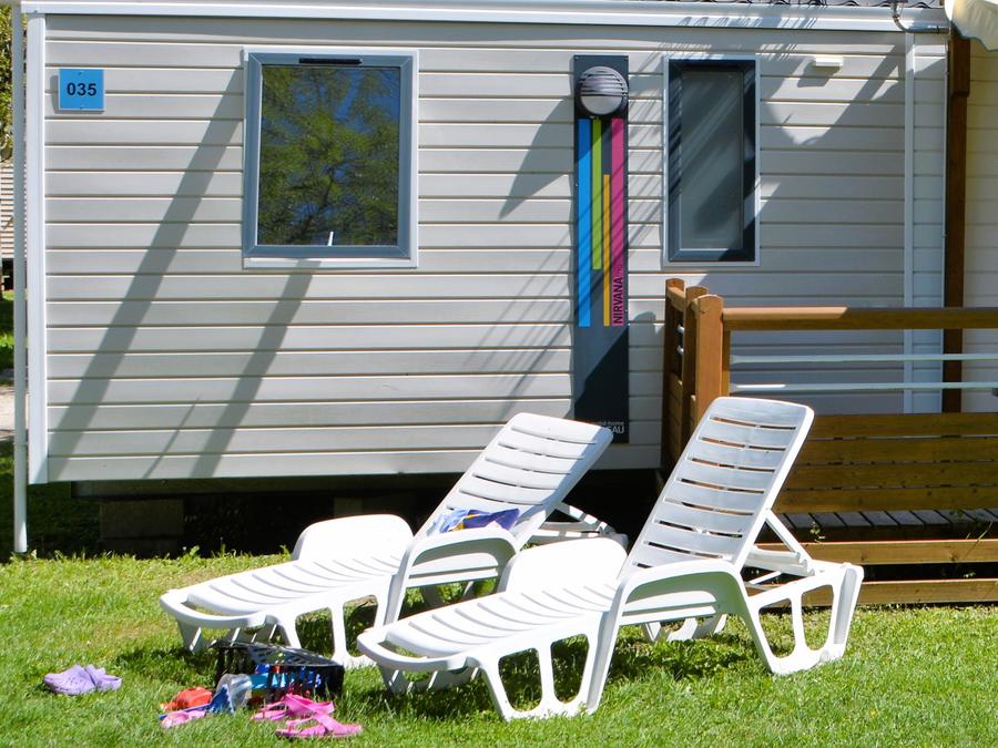 Mobilhome 8 personnes - Résidence Trio 40m² - 3 chambres, 2 salles de bain 6 pers. 15
