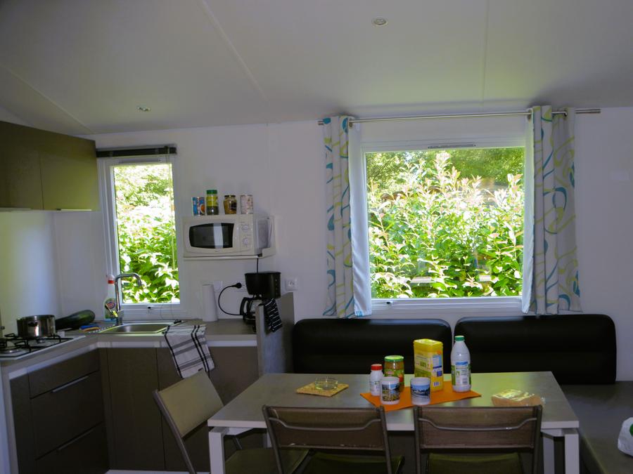 Mobilhome 8 personnes - Résidence Trio 40m² - 3 chambres, 2 salles de bain 6 pers. 5