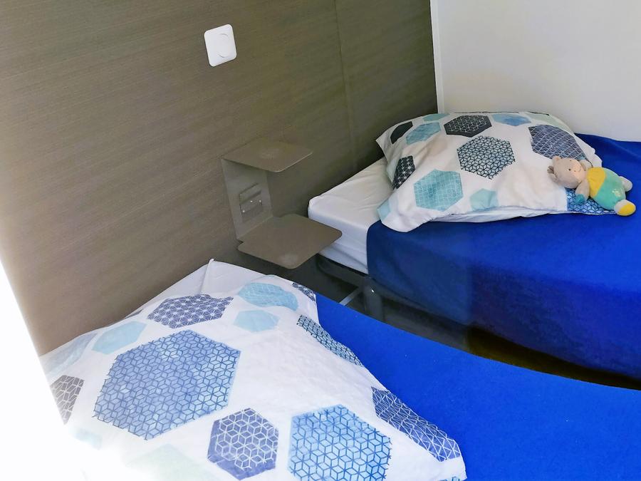 Mobilhome 8 personnes - Résidence Trio 40m² - 3 chambres, 2 salles de bain 6 pers. 14