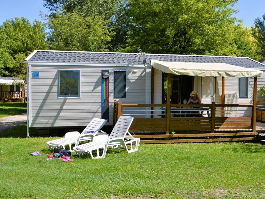Mobilhome 8 personnes - Résidence Trio 40m² - 3 chambres, 2 salles de bain 6 pers. 0