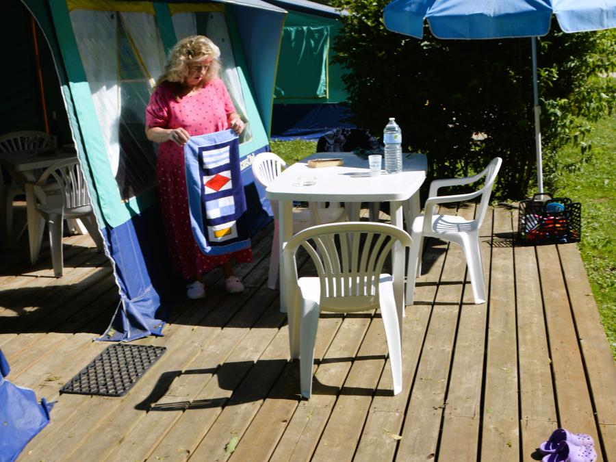 Bungalow toilé 6 personnes - Tente bungalow 25m² - 2 chambres - sans sanitaires 4/6 pers 2
