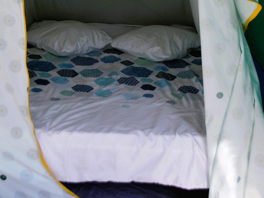 Bungalow toilé 6 personnes - Tente bungalow 25m² - 2 chambres - sans sanitaires 4/6 pers 6