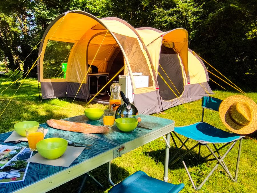 Tente 4 personnes - Prête à camper 0