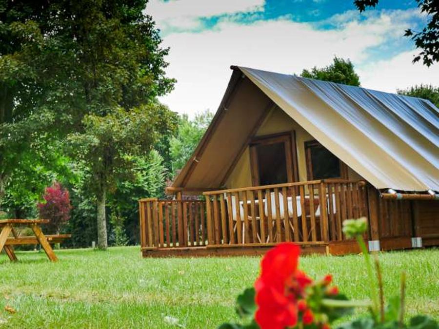 Tente en toile et en bois 4 personnes - Amazone 0