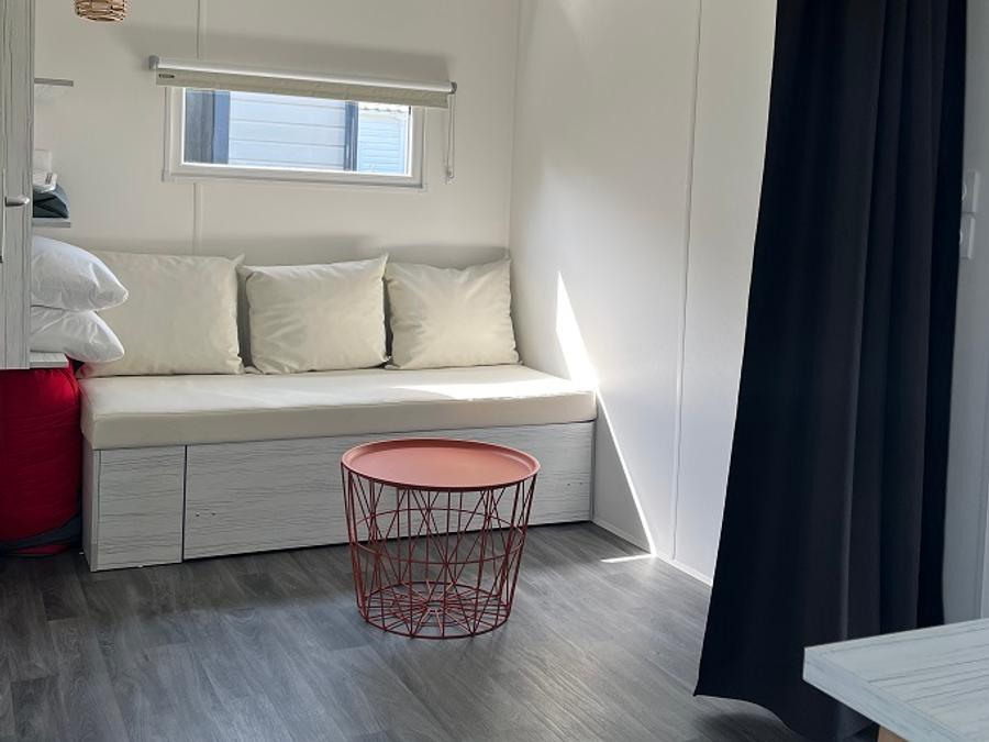 Tente en toile et en bois 4 personnes - Coco Salle d'O AVEC Sanitaire 2