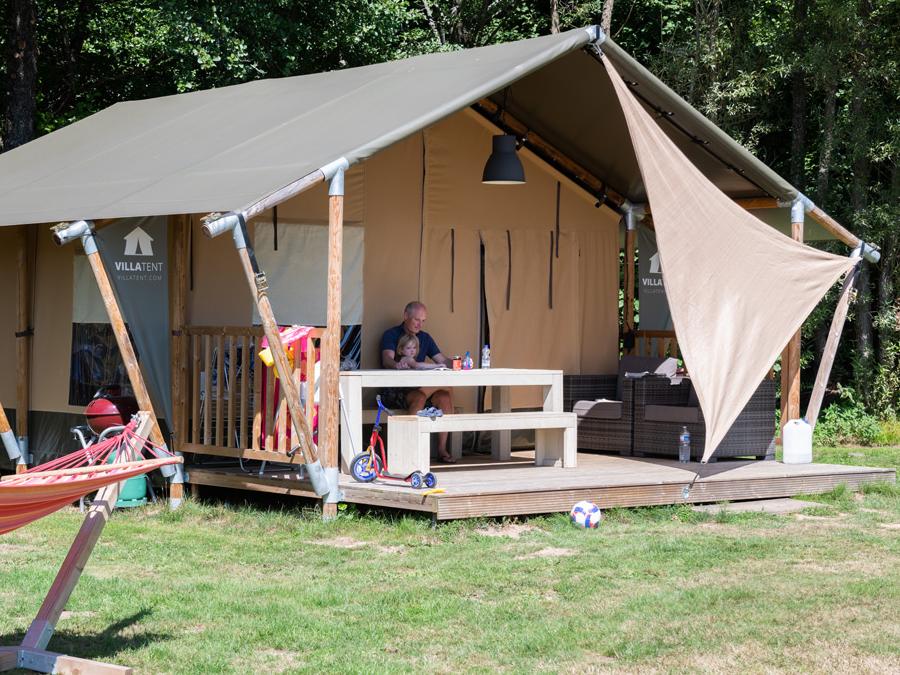 Tente en toile et en bois 5 personnes - ZEN 0