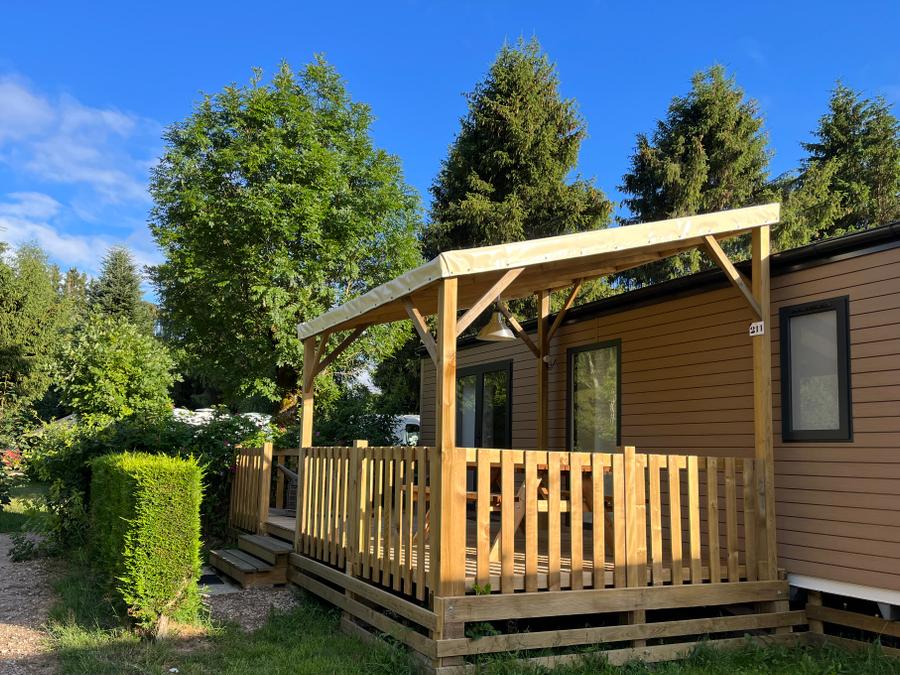 Bungalow 5 personnes - Chêne 28 m² avec terrasse bois semi-couverte 0