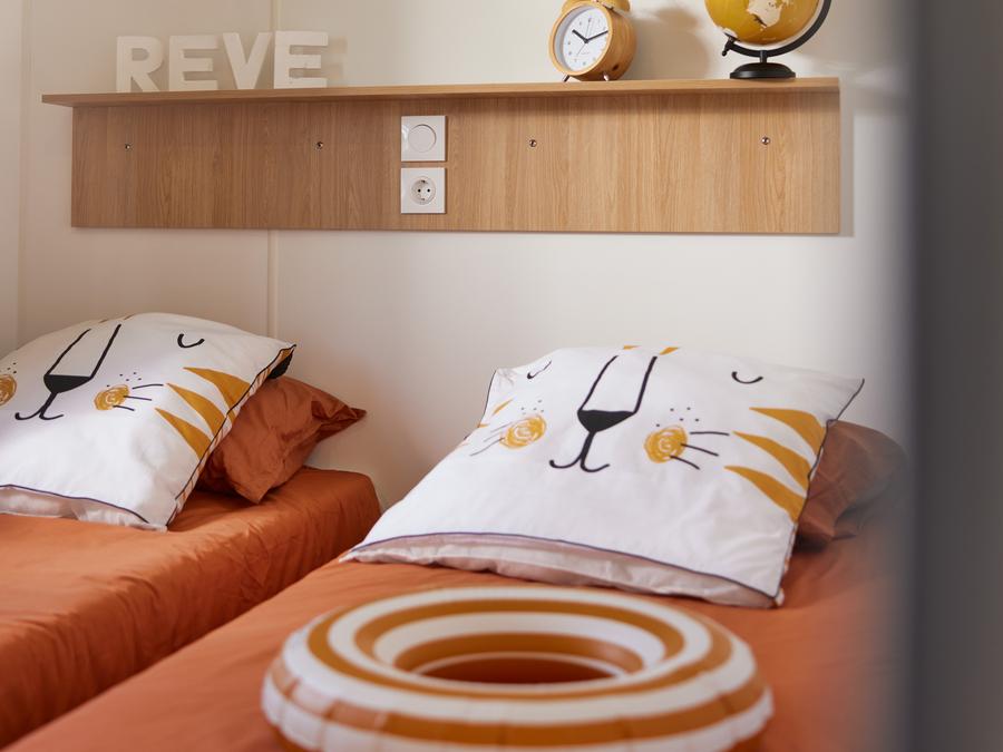 Mobilhome 6 personnes - 3 chambres - mobil home neuf 3