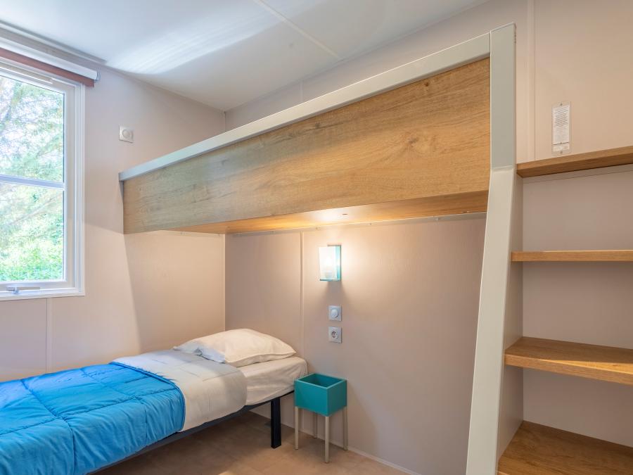 Mobilhome 6 personnes - Mobil-home Premium 33m² 3 chambres + Terrasse 15m² + TV + Clim + Lave-vaisselle 11