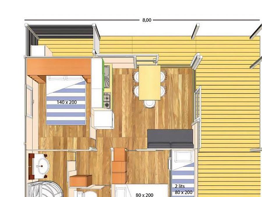 Chalet 5 personnes - Titom 6