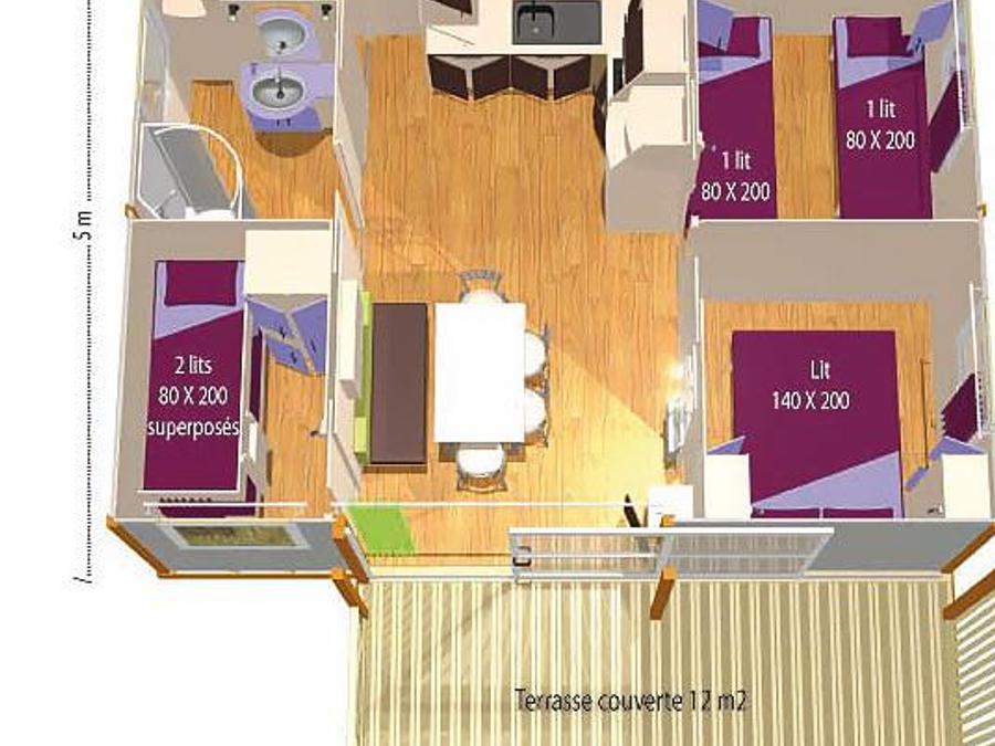 Chalet 6 personnes - Samoa 8