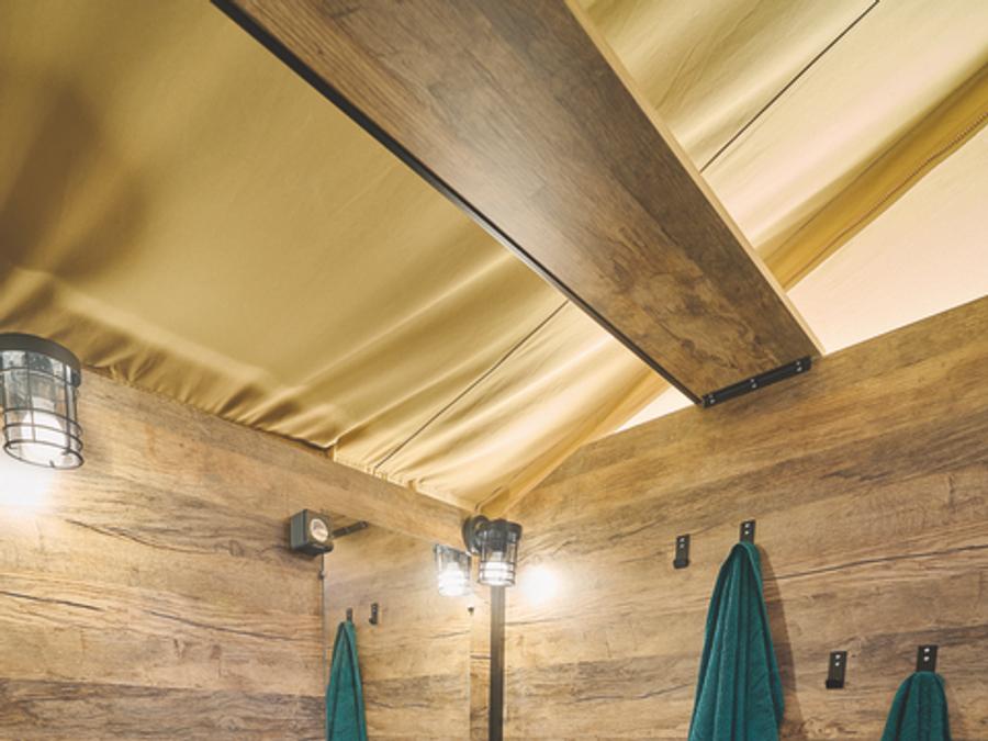 Tente en toile et en bois 5 personnes - Tente Lodge KENYA sur pilotis 7
