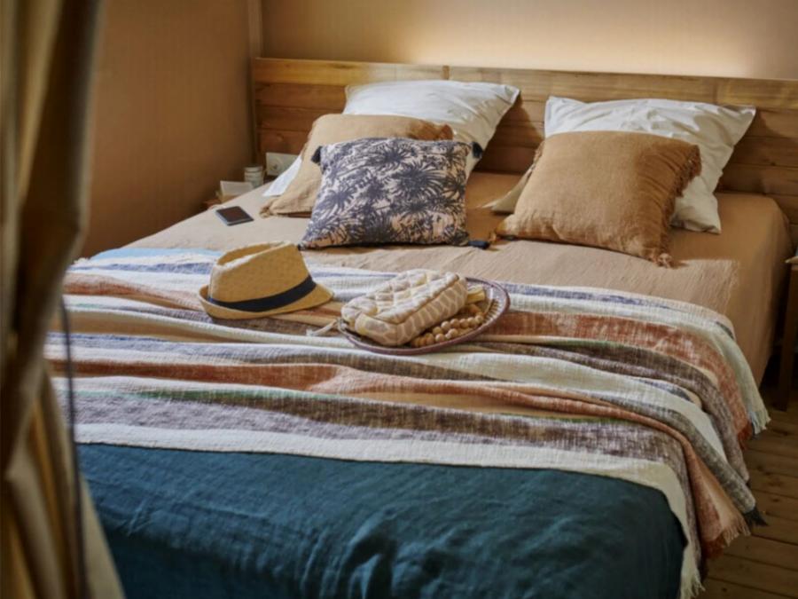 Tente en toile et en bois 4 personnes - Tente Lodge 2 ch 4 pers 11