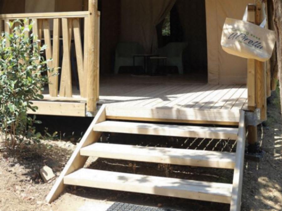 Tente en toile et en bois 4 personnes - Tente Lodge 2 ch 4 pers 3