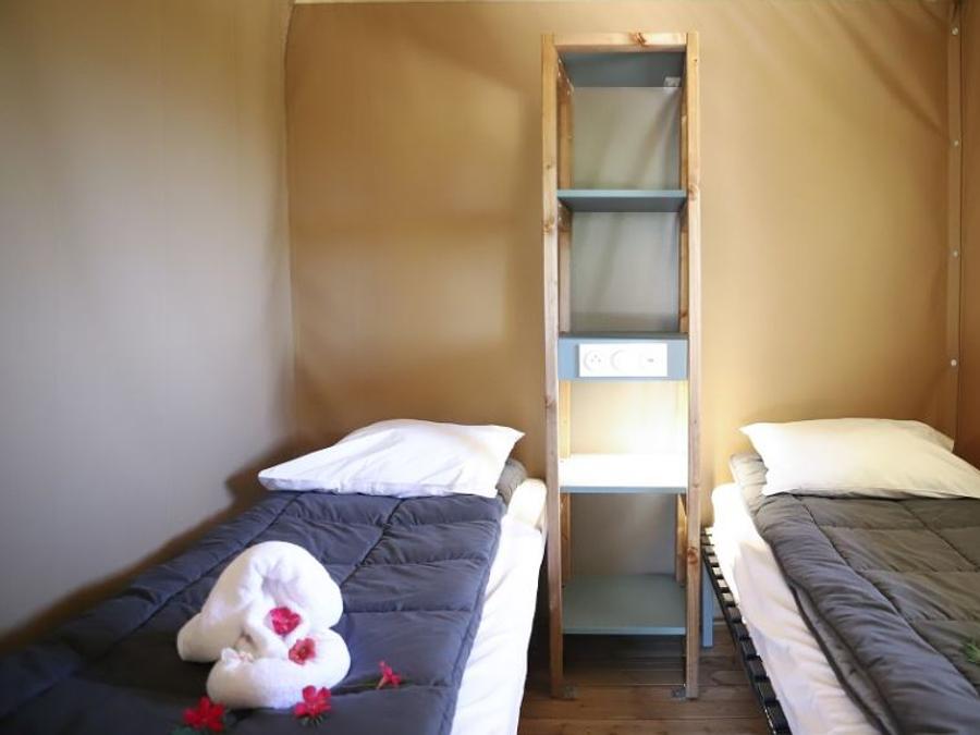 Tente en toile et en bois 4 personnes - Tente Lodge 2 ch 4 pers 2
