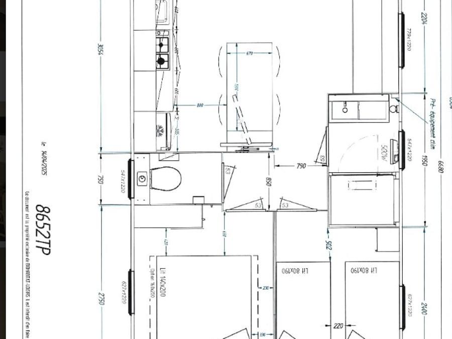 Chalet 4 personnes - MOBIL-HOME GOLFO 3