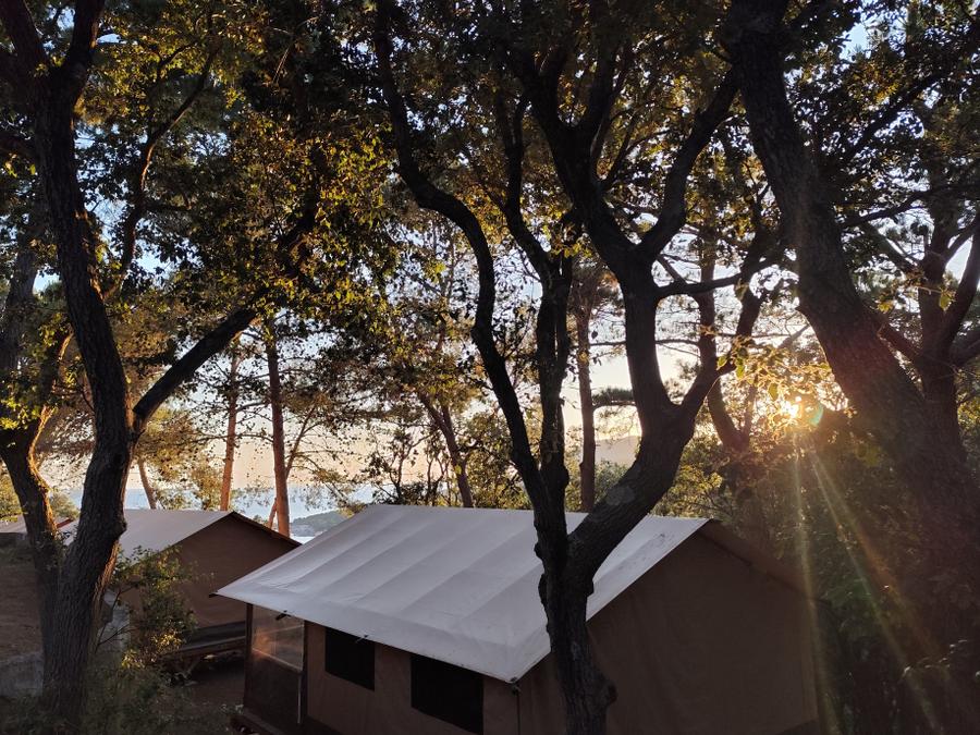 Tente en toile et en bois 5 personnes - Tente Lodge VICTORIA - 2 chambres 7