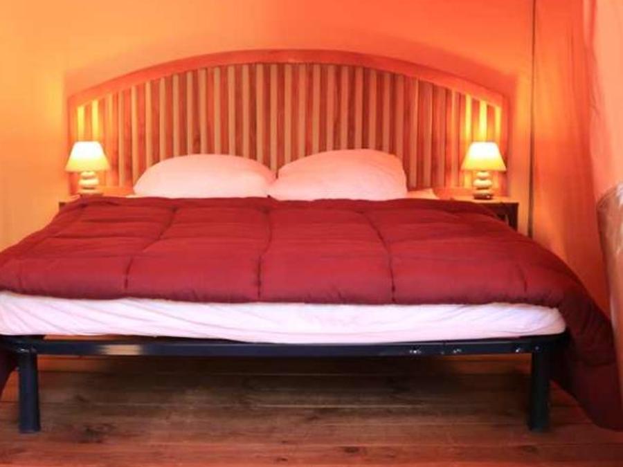 Tente en toile et en bois 5 personnes - Tente Lodge VICTORIA - 2 chambres 6
