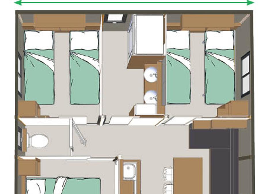 Chalet 6 personnes - PERSIA 19