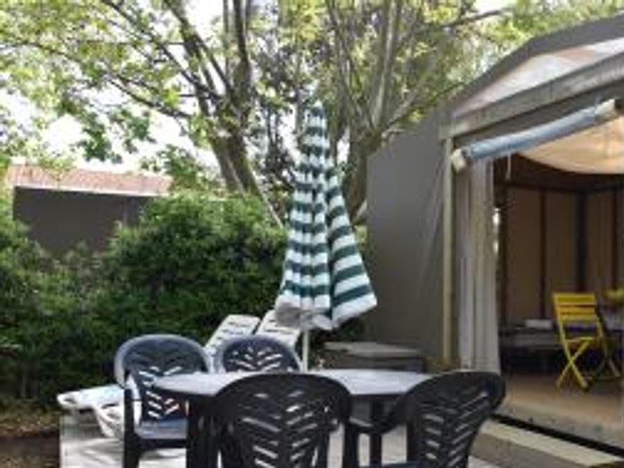 Tente en toile et en bois 4 personnes - Maori 2 pièces 4 personnes 5