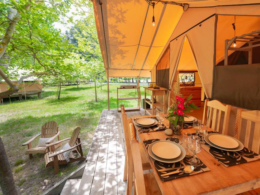 Lodge 4 personnes - Ecolodge sans sanitaires pour 4 pers (2 chambres) 5