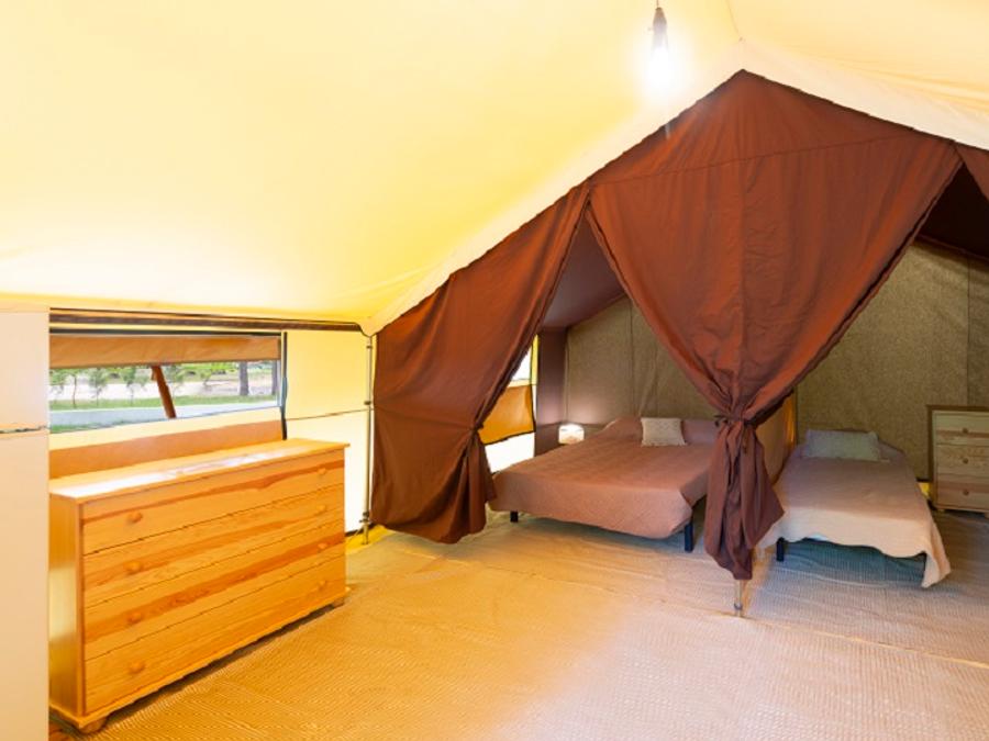 Lodge 4 personnes - Ecolodge sans sanitaires pour 4 pers (2 chambres) 4