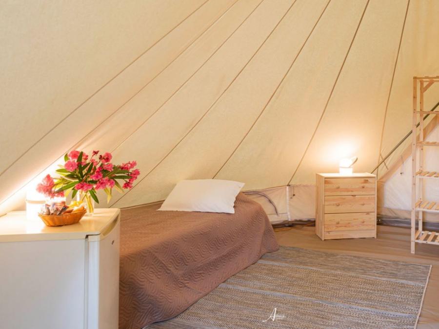 Tente 4 personnes - Tente Safari idéale pour couple et jeunes enfants 2