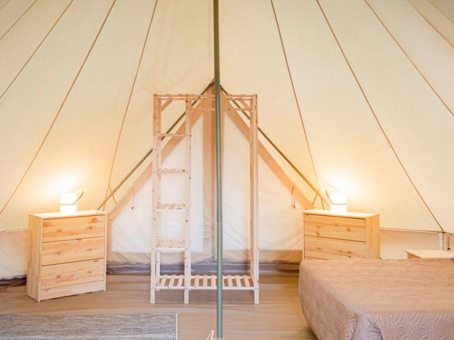 Tente 4 personnes - Tente Safari idéale pour couple et jeunes enfants 1