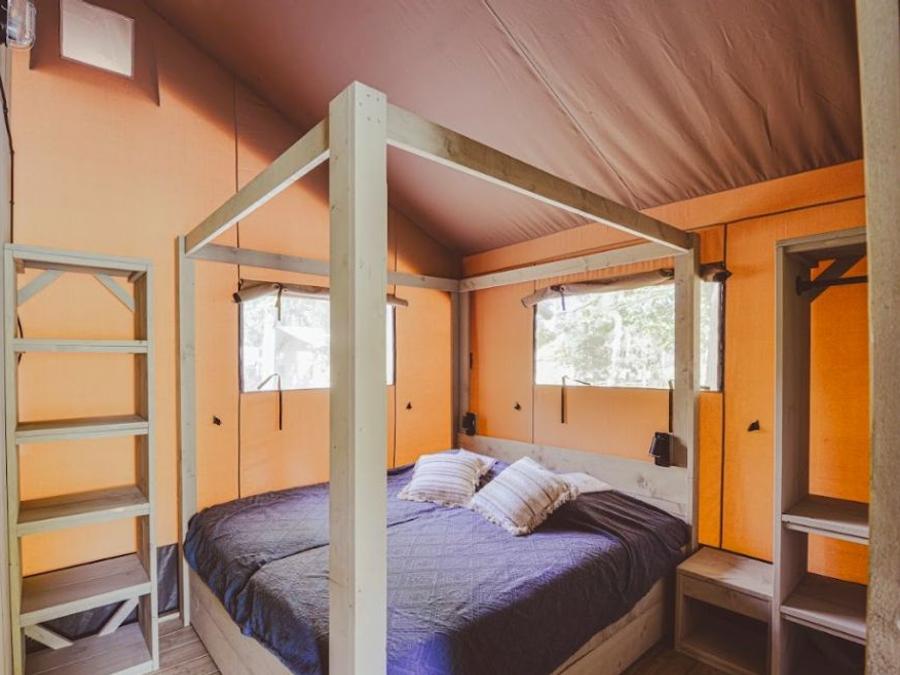 Tente en toile et en bois 4 personnes - Woodlodge 4 personnes (2 chambres) 6