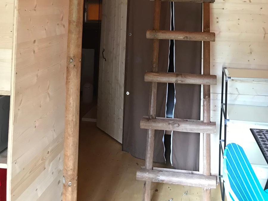 Tente en toile et en bois 6 personnes - LA TENTE DU TRAPPEUR HABITAT 9