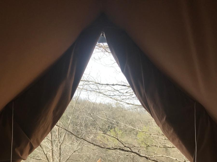 Tente en toile et en bois 6 personnes - LE NID ECOLODGE AVEC COUCHAGES EN ETAGE 8