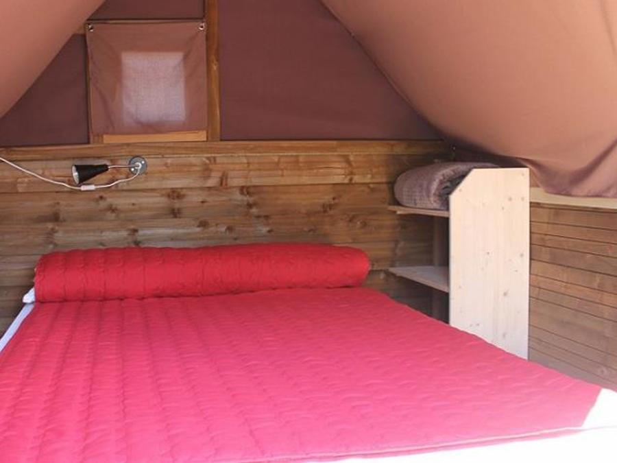 Tente en toile et en bois 6 personnes - LE NID ECOLODGE AVEC COUCHAGES EN ETAGE 5