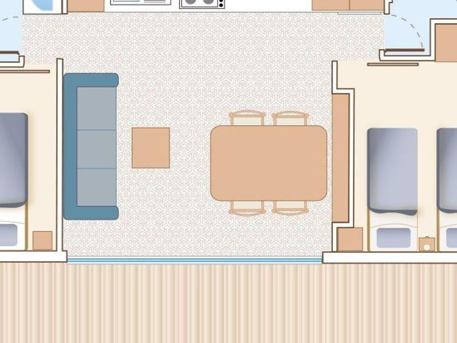 Mobilhome 6 personnes - VIA AUREA PRIVILEGE 32 M² 13