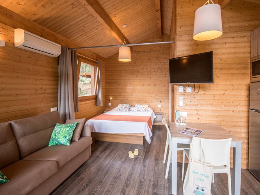 Chalet 2 personnes - Ecolodge Prestige 1 chambre 2