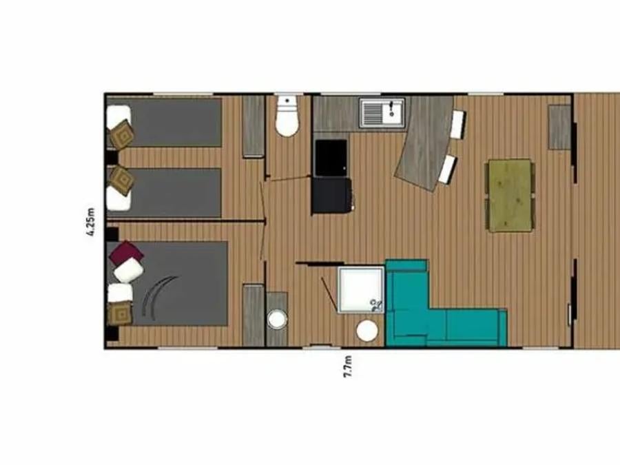 Chalet 5 personnes - Eco-Lodge VIP 32m² 3