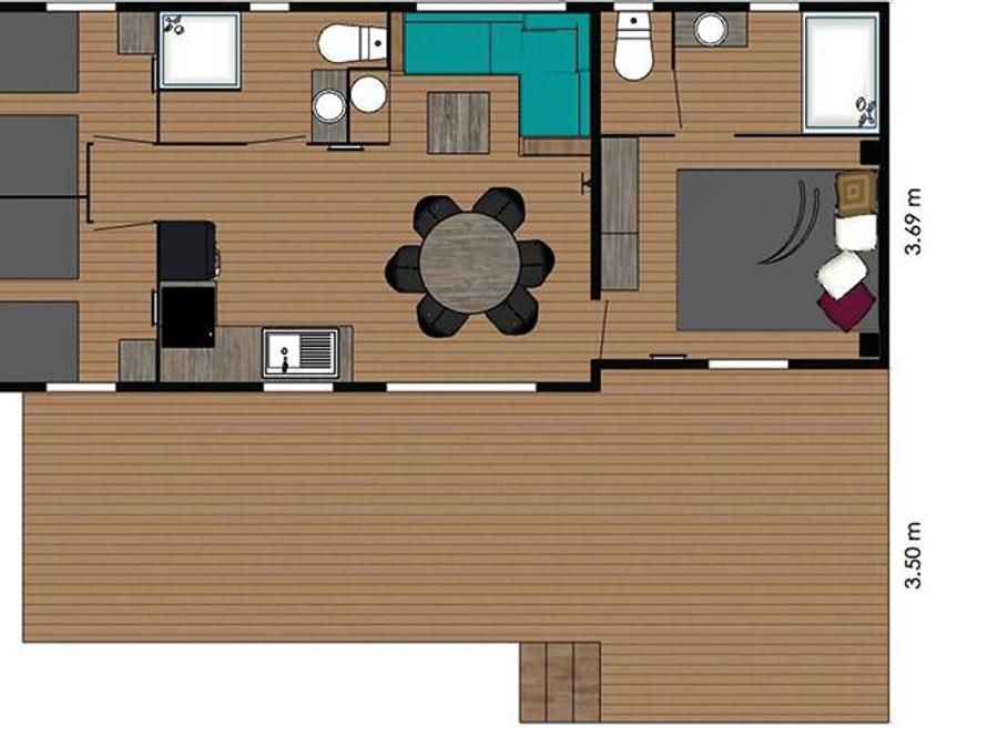 Chalet 6 personnes - Eco-Lodge Manyara 40 m² 4