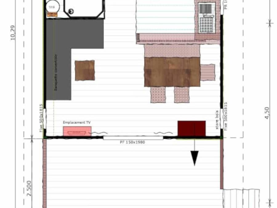 Chalet 5 personnes - Eco-Lodge VIP 35m² avec vue sur terrain de jeux, 2 Chambres, 1 Salle de bain (draps fournis) 3