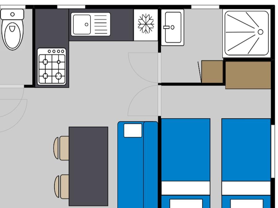 Mobilhome 6 personnes - Camélia 10