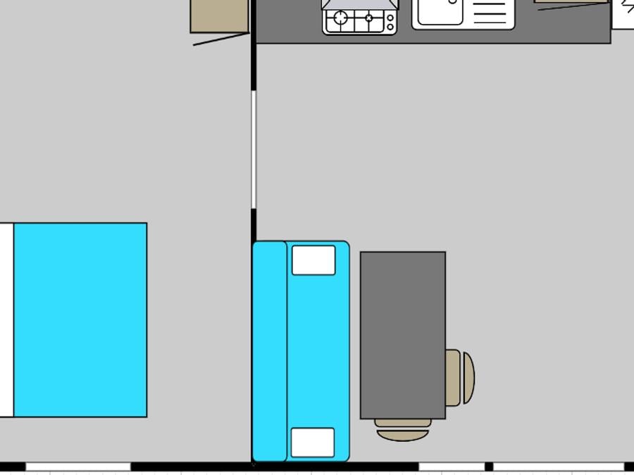 Mobilhome 6 personnes - Gentiane PMR 9