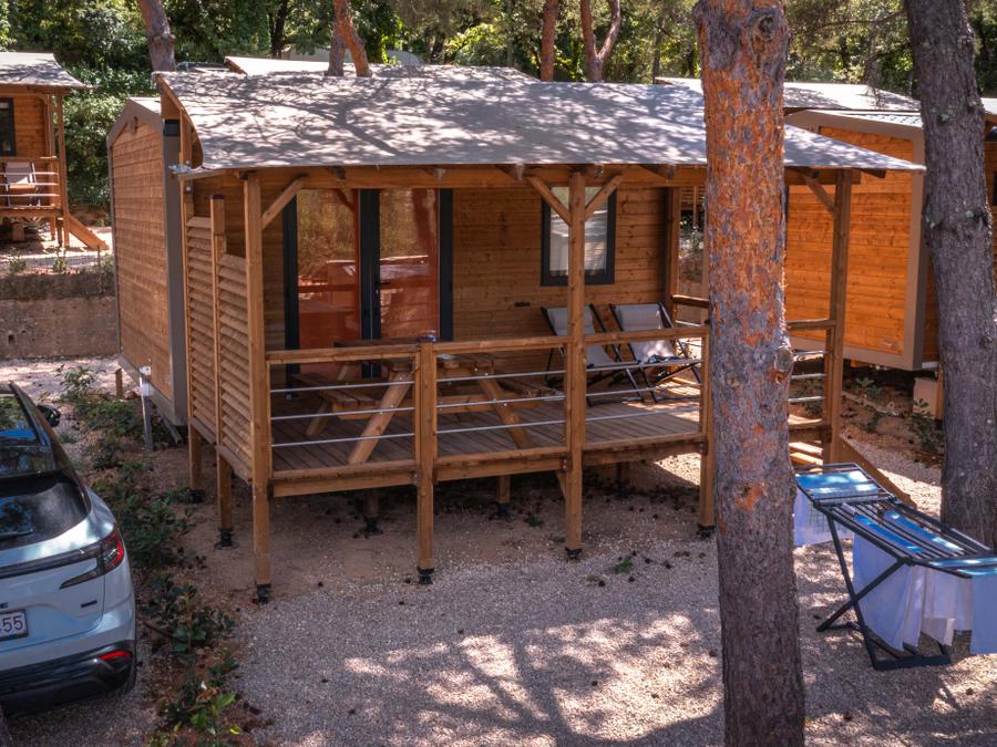 Chalet 2 personnes - Cottage hôtelier 1 chambre - Climatisation 6
