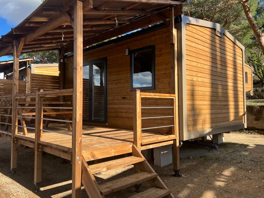 Chalet 2 personnes - Cottage hôtelier 1 chambre - Climatisation 0