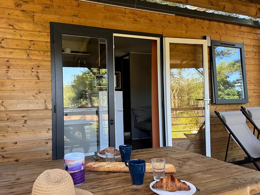 Chalet 2 personnes - Cottage hôtelier 1 chambre - Climatisation 8