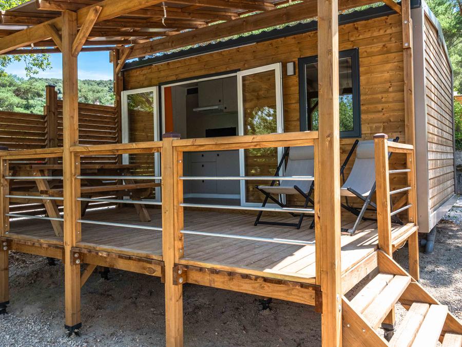 Chalet 2 personnes - Cottage hôtelier 1 chambre - Climatisation 2