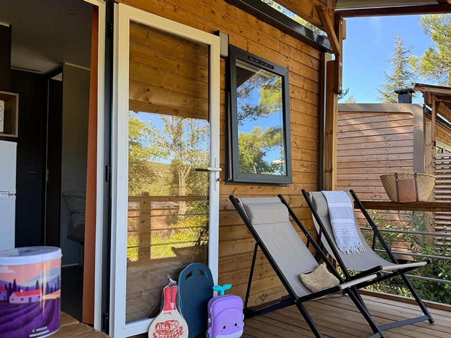 Chalet 2 personnes - Cottage hôtelier 1 chambre - Climatisation 9