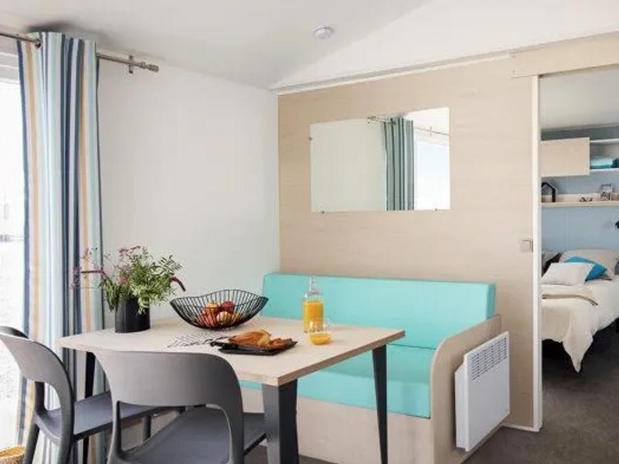 Mobilhome 4 personnes - Cottage PMR adapté pour personnes à mobilité réduite - 30m² - 2 chambres 1