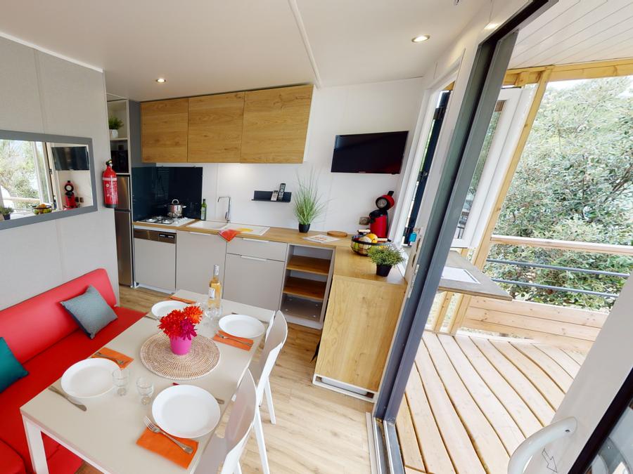 Mobilhome 4 personnes - Cottage Premium - 27m² - 2 Chambres 2