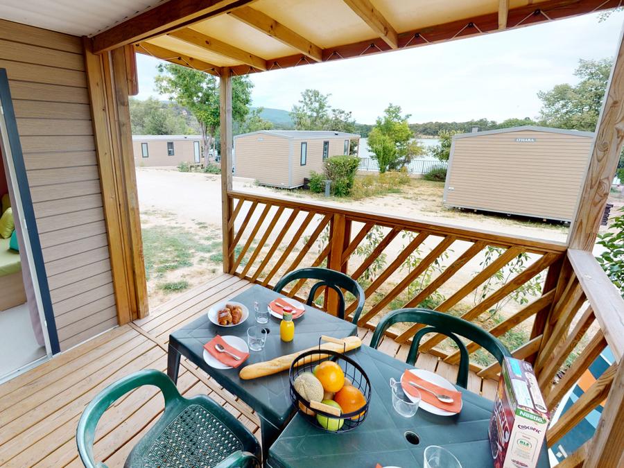 Mobilhome 4 personnes - Cottage Etang - 27m² - 2 chambres 1