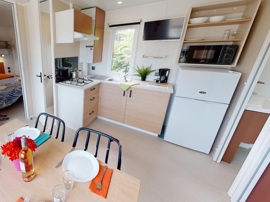 Mobilhome 4 personnes - Cottage Etang - 27m² - 2 chambres 4